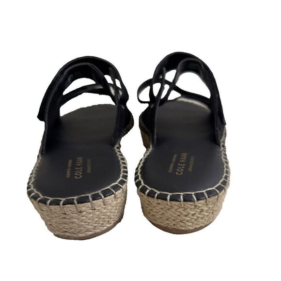 Cole Haan Cloudfeel Grandseries Black Slides Slip On Sandals Size 10 Adjustable - Picture 4 of 11